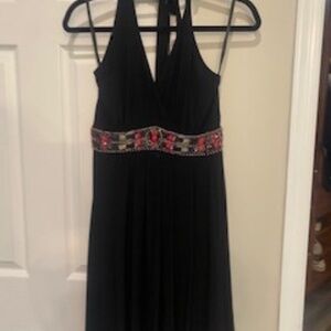 Black Halter Dress.